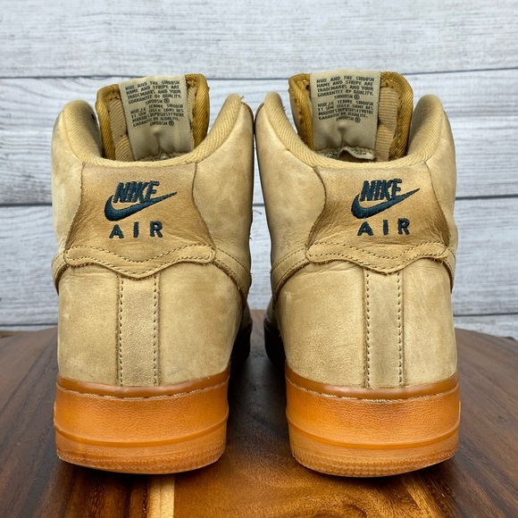 Nike Air Force 1 High 07 LV8 Flax Wheat Gum Sneaker 882096-200 Men’s Shoe Size 8 - Picture 6 of 12